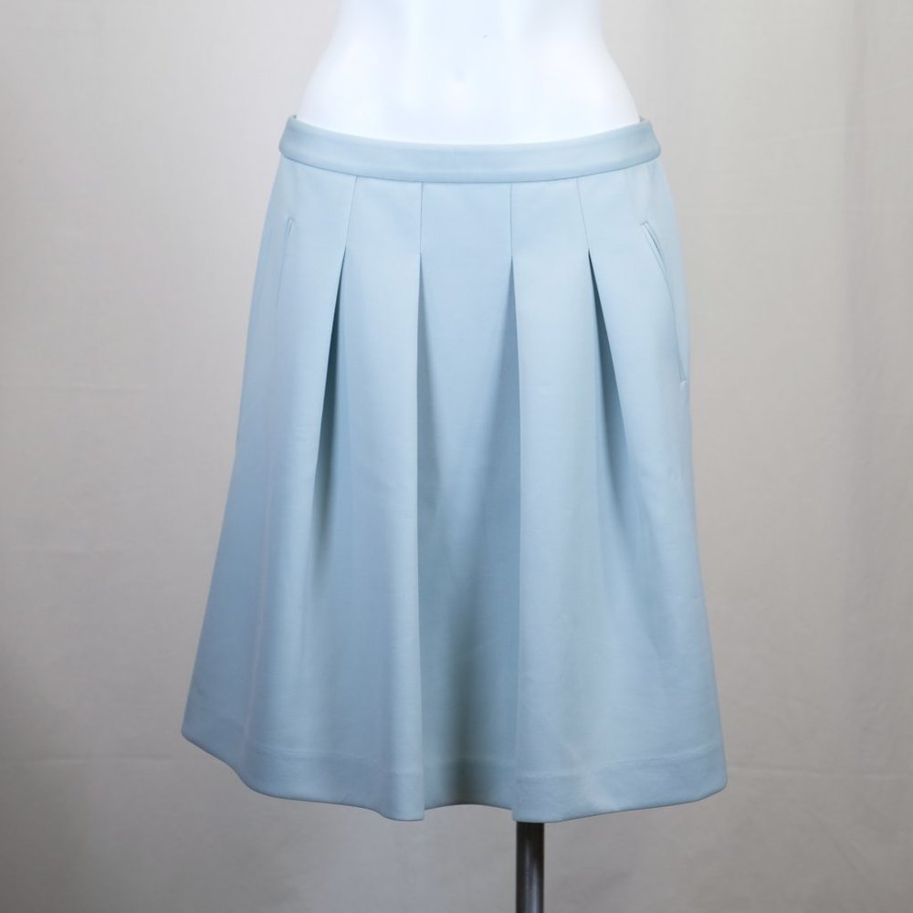 LOFT Women's Knee Length Pleated Skirt with Pockets US 10